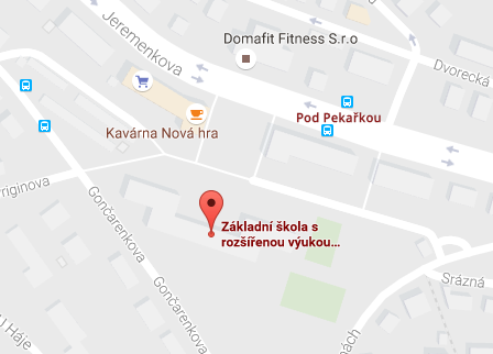 mapa ke škole